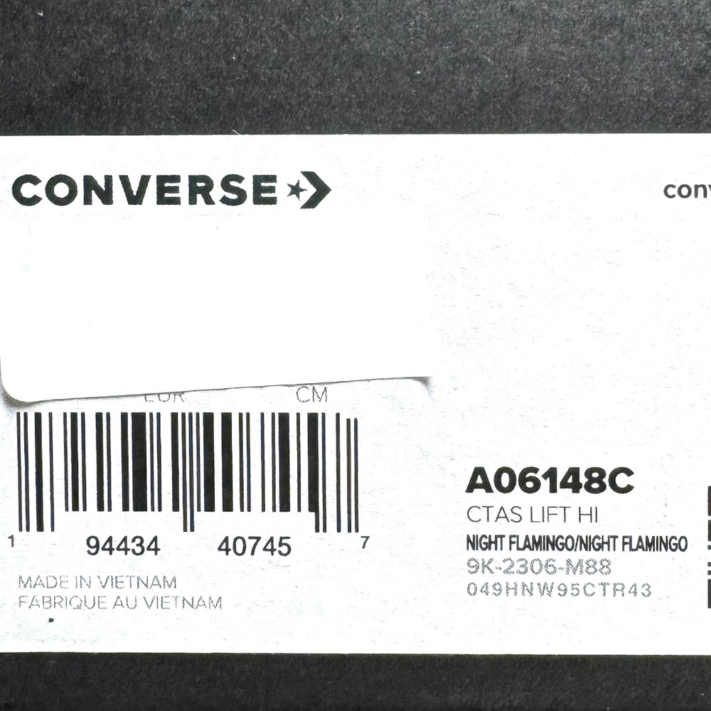 Converse Ctas Lift Counter Climate Platform Hi Sneaker Women Pink Canvas A06148C - Picture 8 of 9